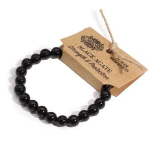 Pulsera de Ágata Negra