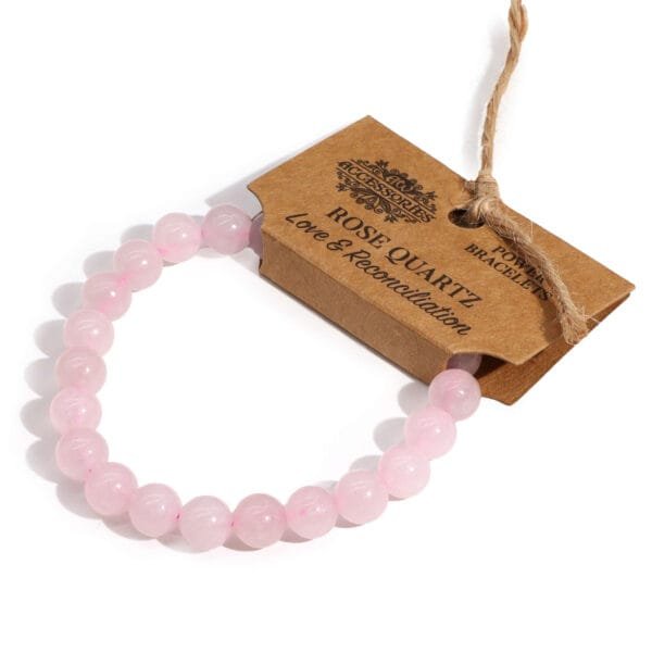 Pulsera de Cuarzo Rosa
