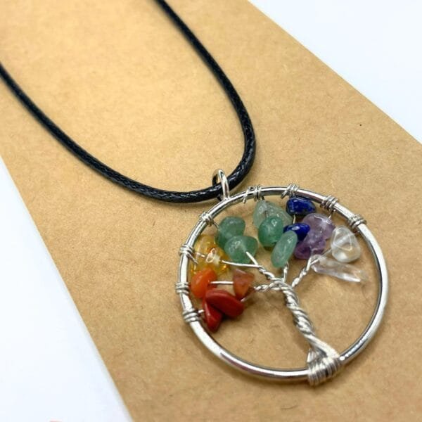 Colgante Árbol de la Vida - 7 Chakras - Imagen 3