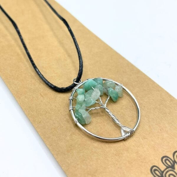 Colgante Árbol de la Vida - Jade - Imagen 3