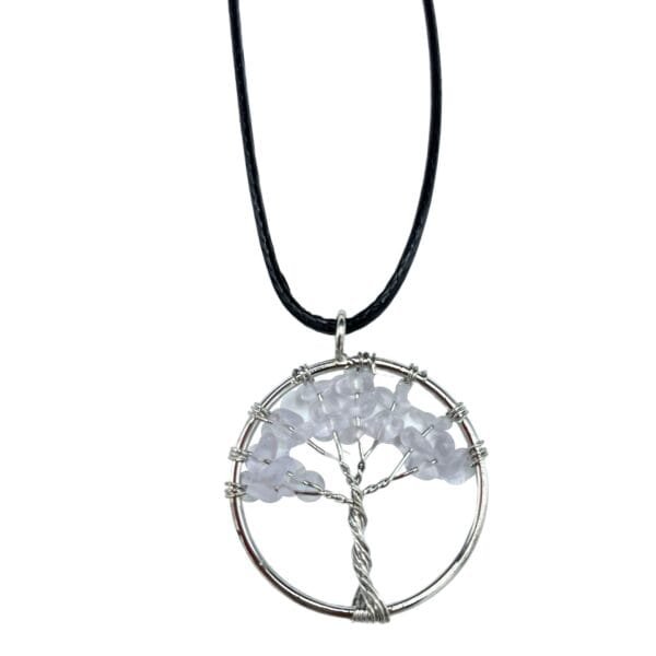 Colgante Árbol de la Vida - Cristal de Roca - Imagen 3