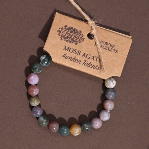 Pulsera de Ágata Musgo - Imagen 2