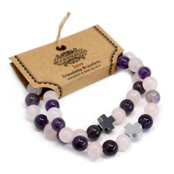 Pulseras de la amistad: 2 pulseras para Amor