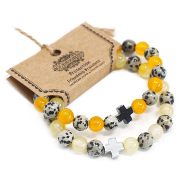 Pulseras de la amistad: 2 pulseras para Protección